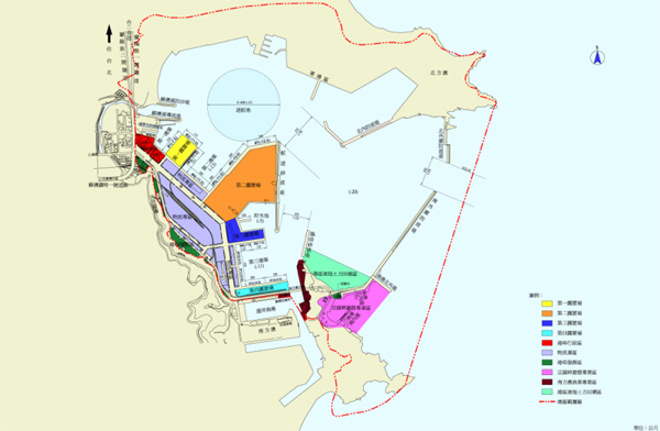 蘇澳港整體規劃圖(網頁下方有PDF檔供下載)