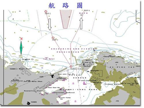 港埠設施簡介-航路圖